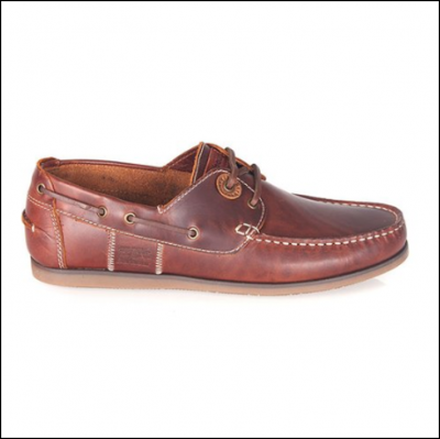 Barbour Capstan Boat Shoe Mahogany Leather 3