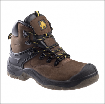 Amblers FS197 Waterproof Brown Leather Safety Boot S3 WR