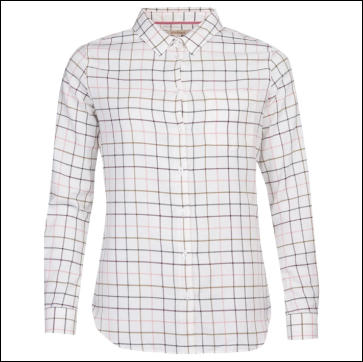 barbour ladies check shirt