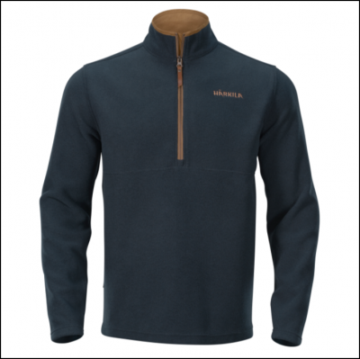 Harkila Sandhem Fleece Pullover Dark Navy Melange 1