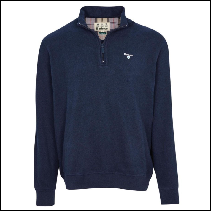 barbour sweatshirt navy