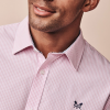 Crew Classic Fit Micro Gingham Shirt Classic Pink 2