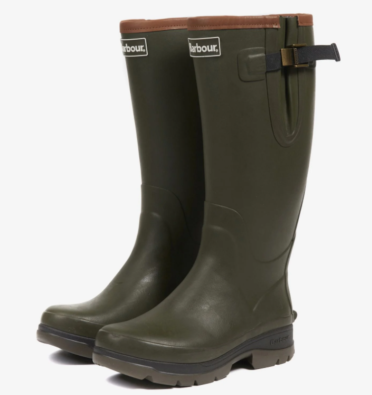 barbour tempest wellies men's size 9