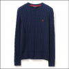 Crew Regatta Men's Cable Crew Jumper Navy 4