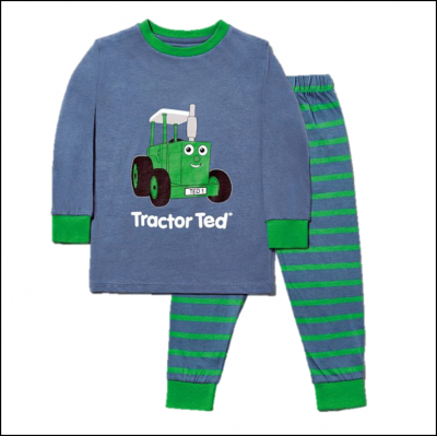 Tractor Ted Cosy Stripes Pyjamas 1