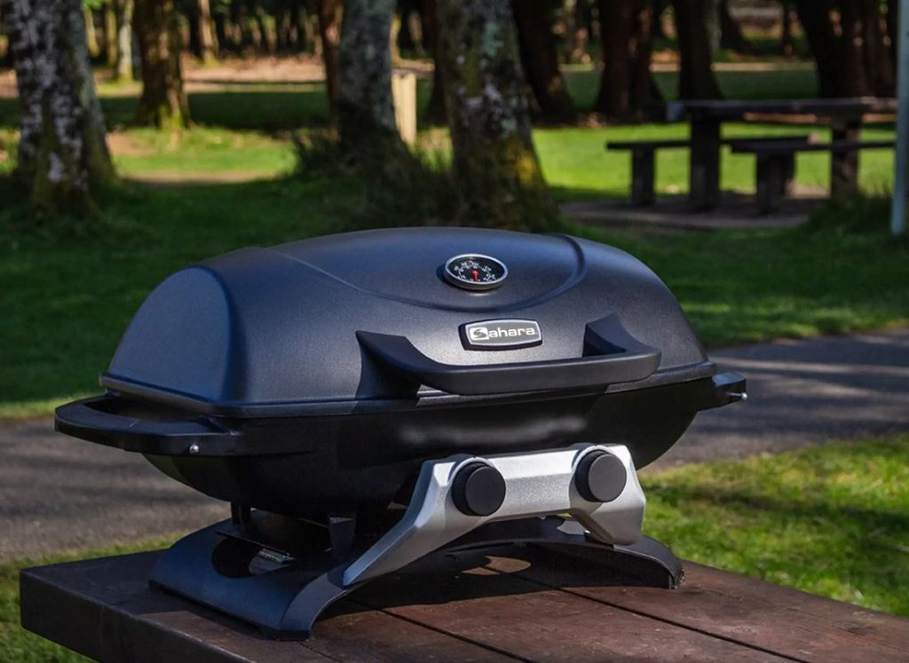 Sahara Storm 2 Burner Gas Barbecue Black | Ernest Doe Shop