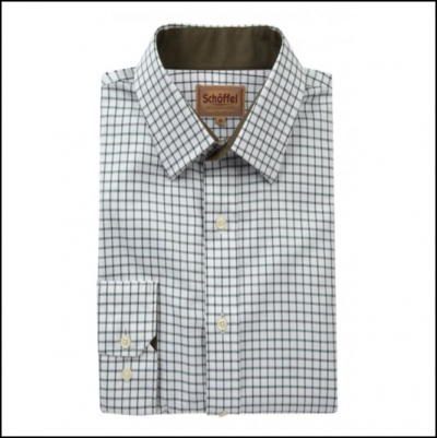 Schoffel Cambridge Dark Olive Check ShirtSchoffel Cambridge Dark Olive Check ShirtSchoffel Cambridge Dark Olive Check Shirt 1